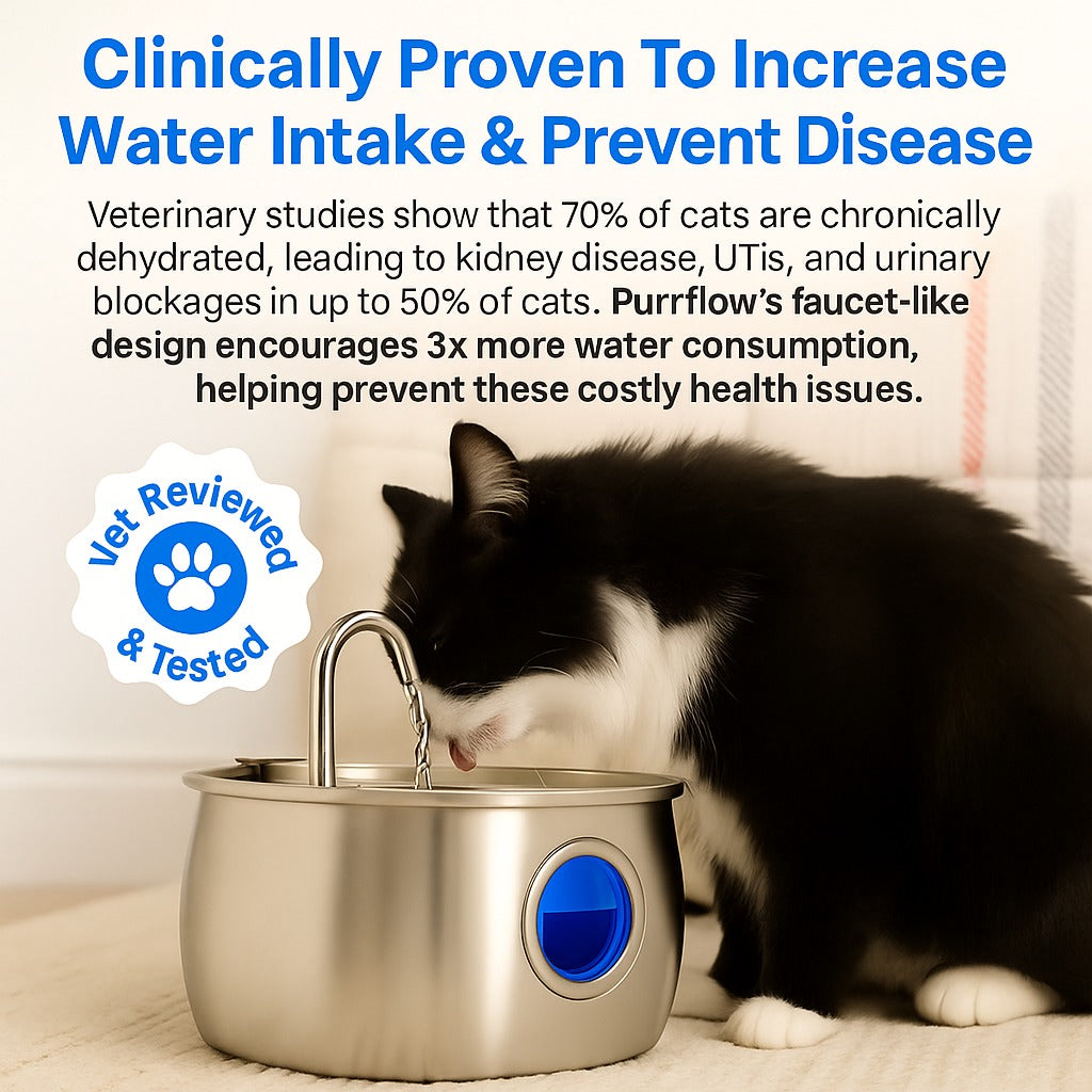 Give Your Cat Years More Healthy Life With PurrFlow™